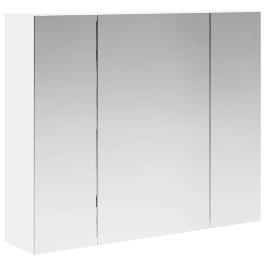 Bathroom Mirror Cabinet White 60 x 14.5 x 50 cm Engineered wood