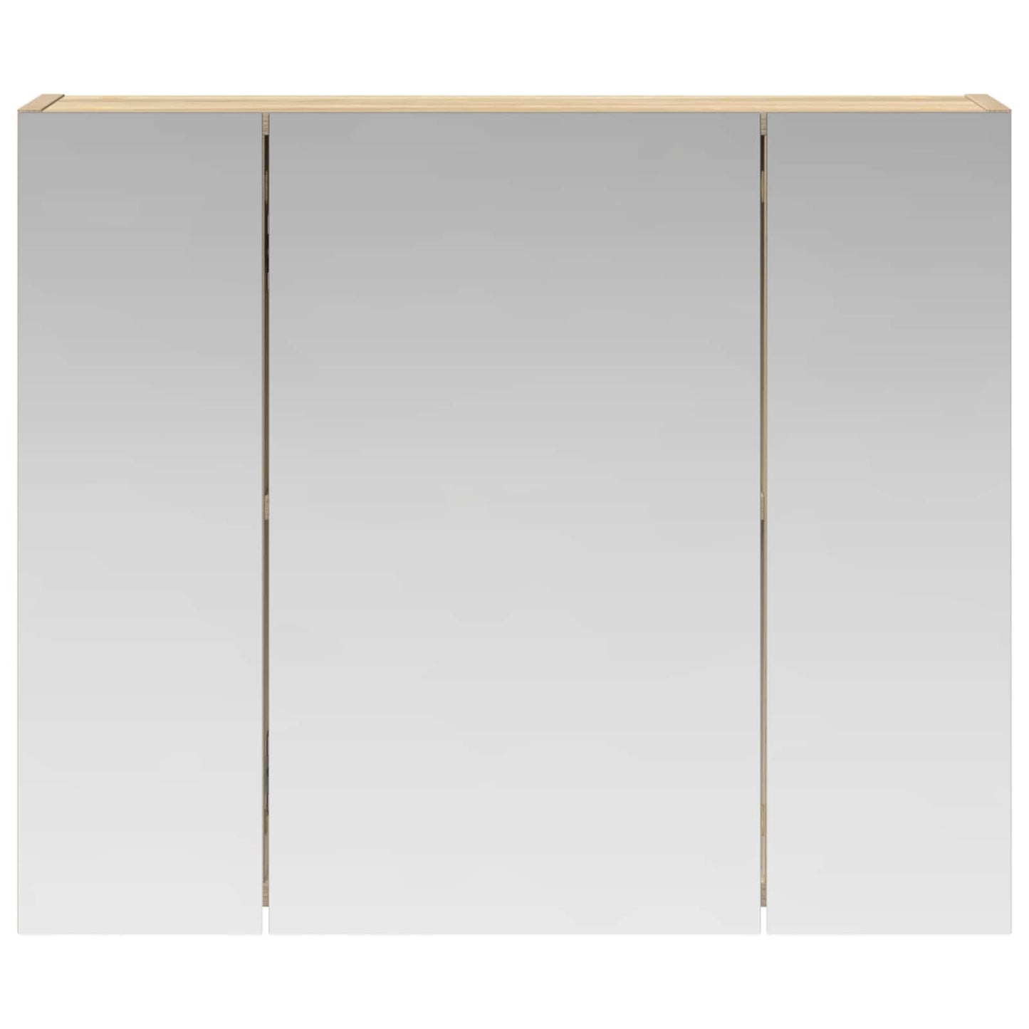 Bathroom Mirror Cabinet Sonoma Oak 60 x 14.5 x 50 cm
