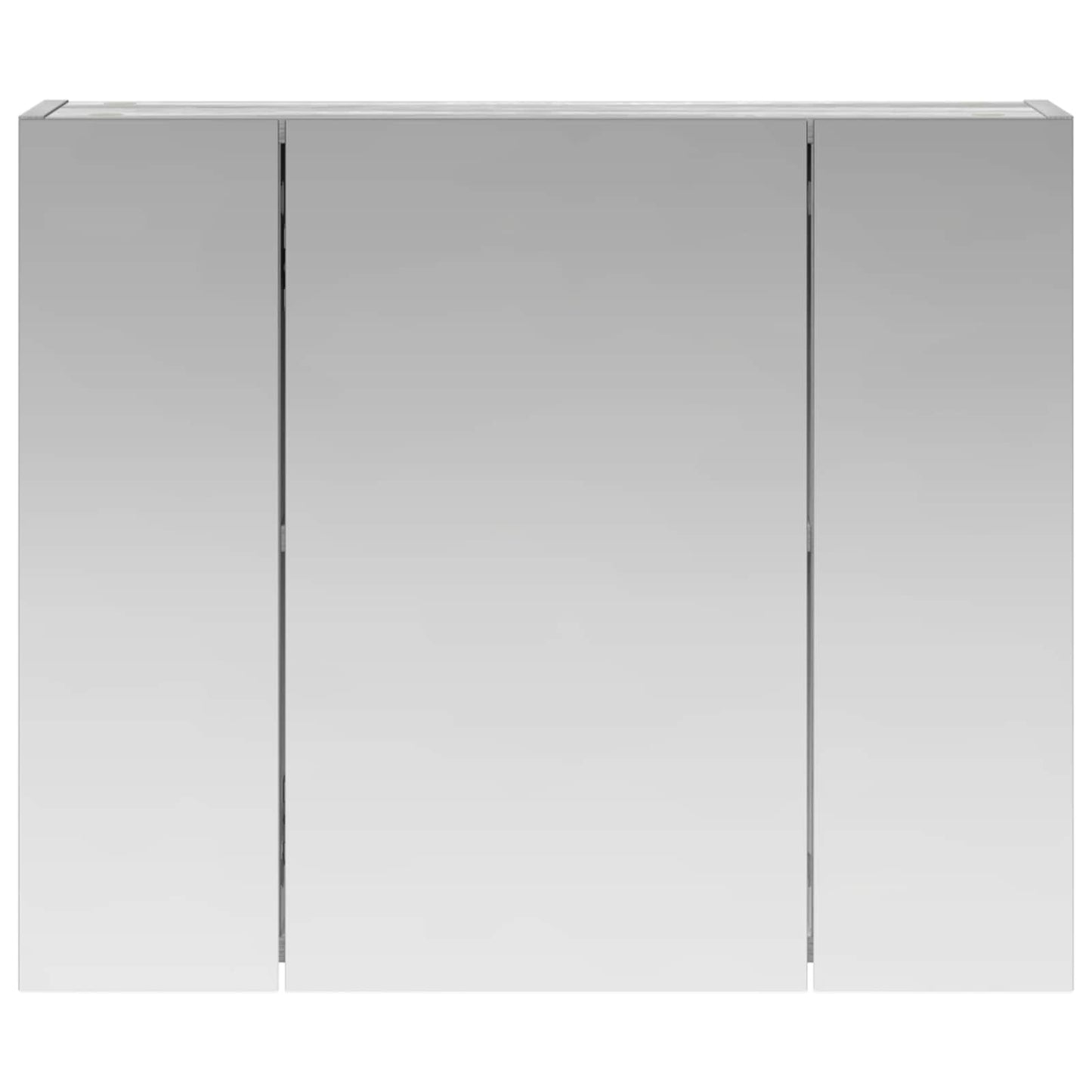 Bathroom Mirror Cabinet Grey Sonoma 60 x 14.5 x 50 cm