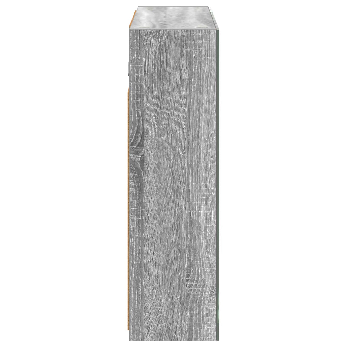 Bathroom Mirror Cabinet Grey Sonoma 60 x 14.5 x 50 cm