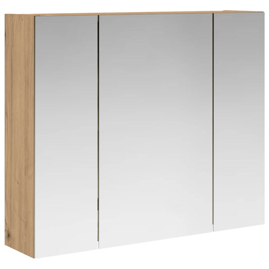 Bathroom Mirror Cabinet Artisan Oak 60 x 14.5 x 50 cm