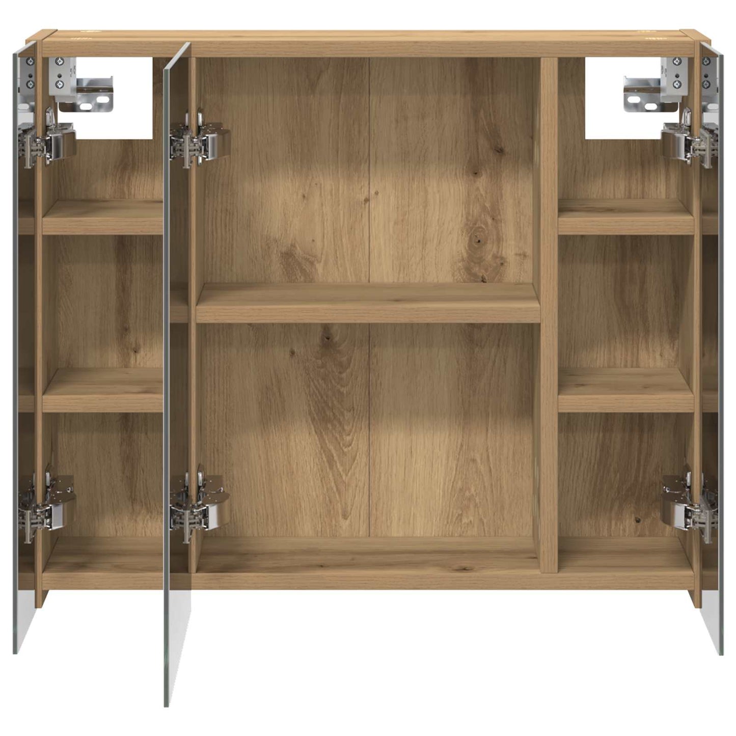 Bathroom Mirror Cabinet Artisian Oak 60 x 14.5 x 50 cm