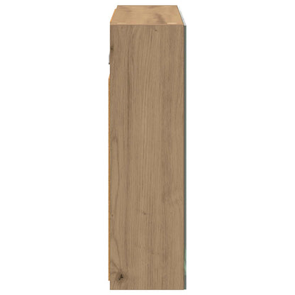 Bathroom Mirror Cabinet Artisian Oak 60 x 14.5 x 50 cm
