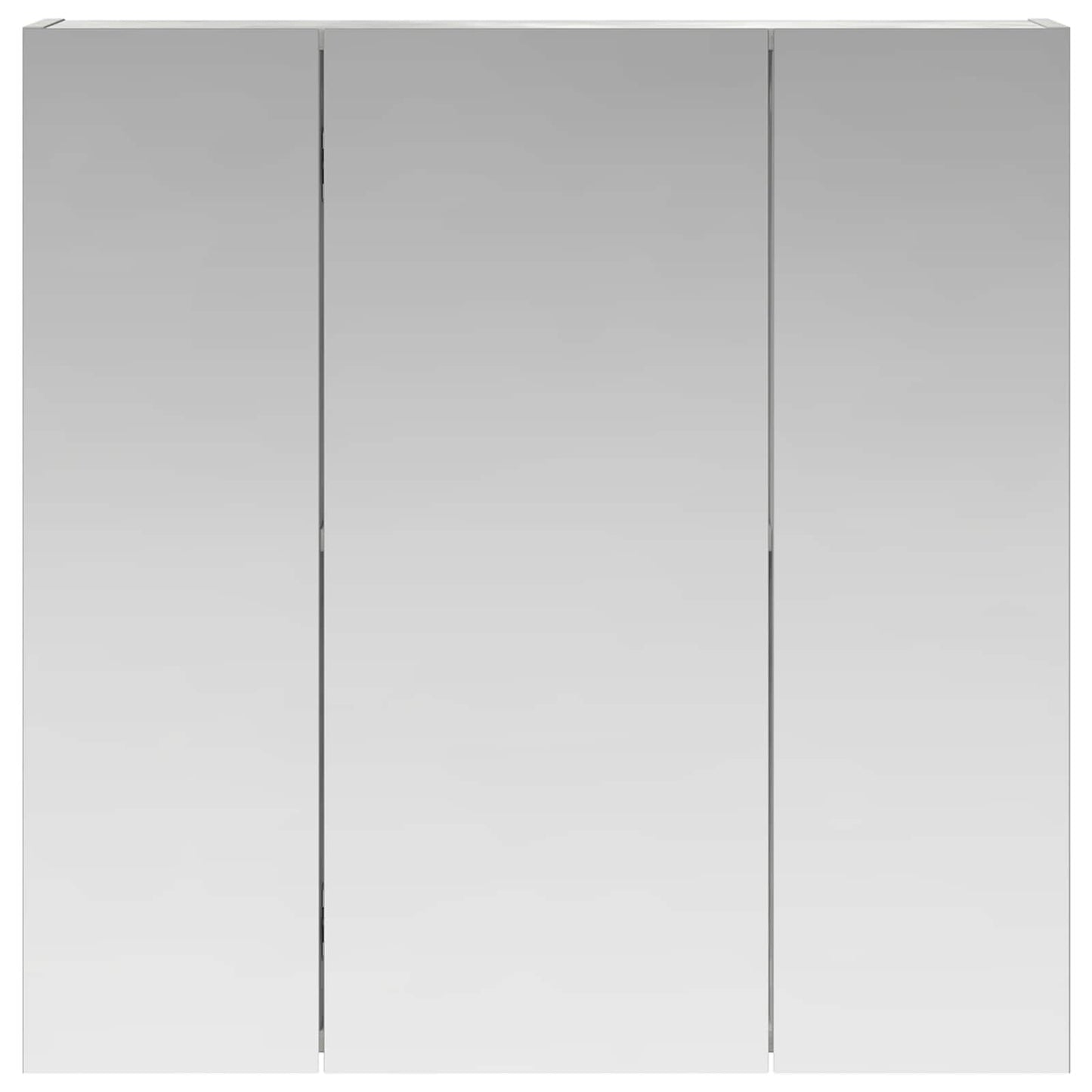 Bathroom Mirror Cabinet Concrete Grey 70 x 14.5 x 70 cm