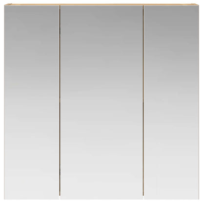 Bathroom Mirror Cabinet Artisan Oak 70 x 14.5 x 70 cm