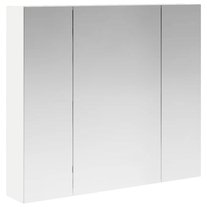 Bathroom Mirror Cabinet White 80 x 14.5 x 70 cm Engineered wood