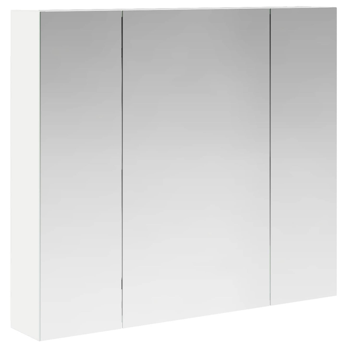 Bathroom Mirror Cabinet White 80 x 14.5 x 70 cm Engineered wood