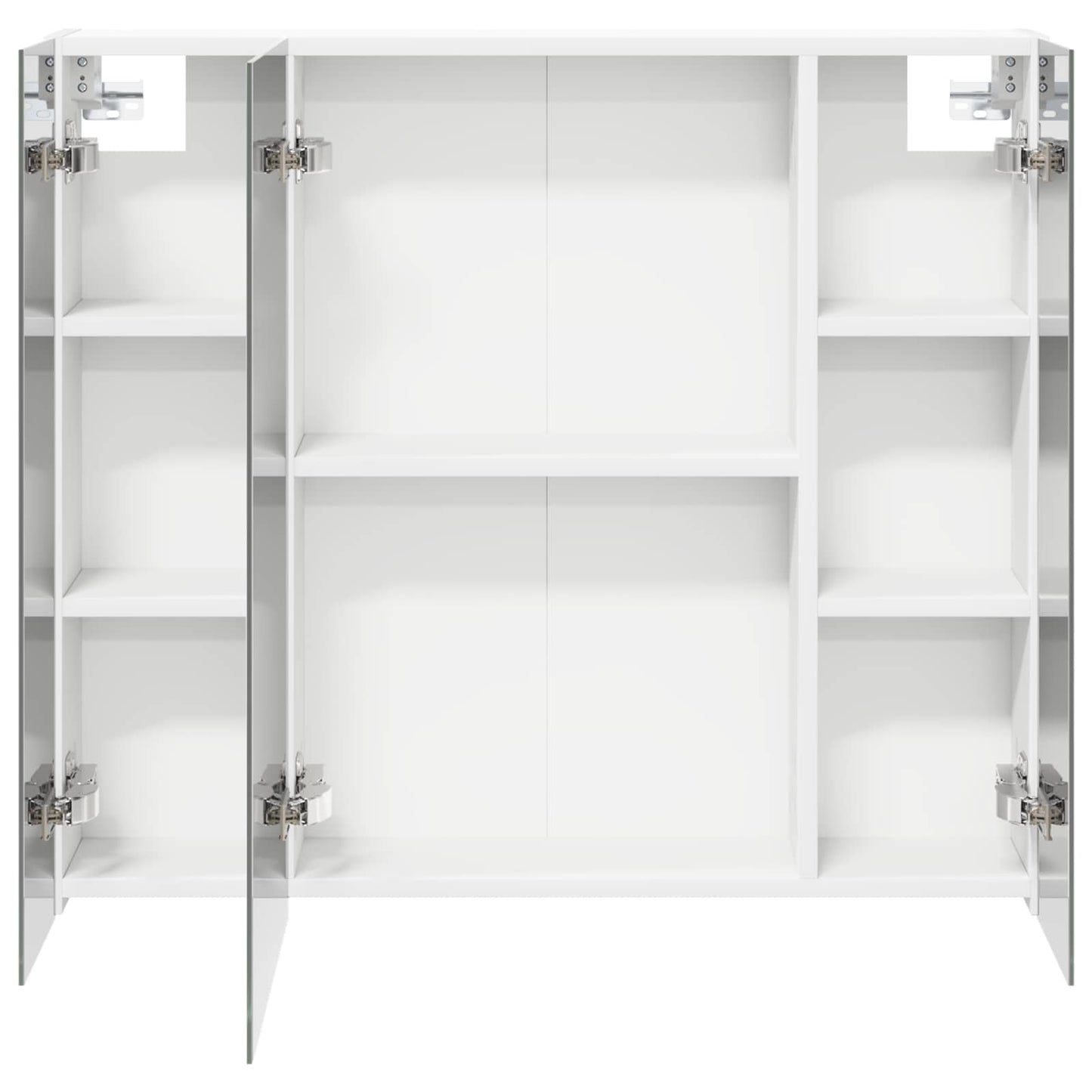 Bathroom Mirror Cabinet White 80 x 14.5 x 70 cm Engineered wood