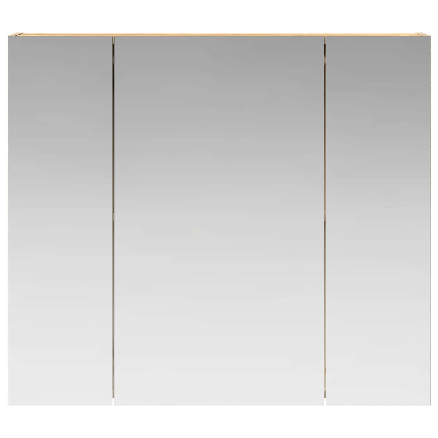 Bathroom Mirror Cabinet with Shelf Sonoma Oak 80 x 14.5 x 70 cm