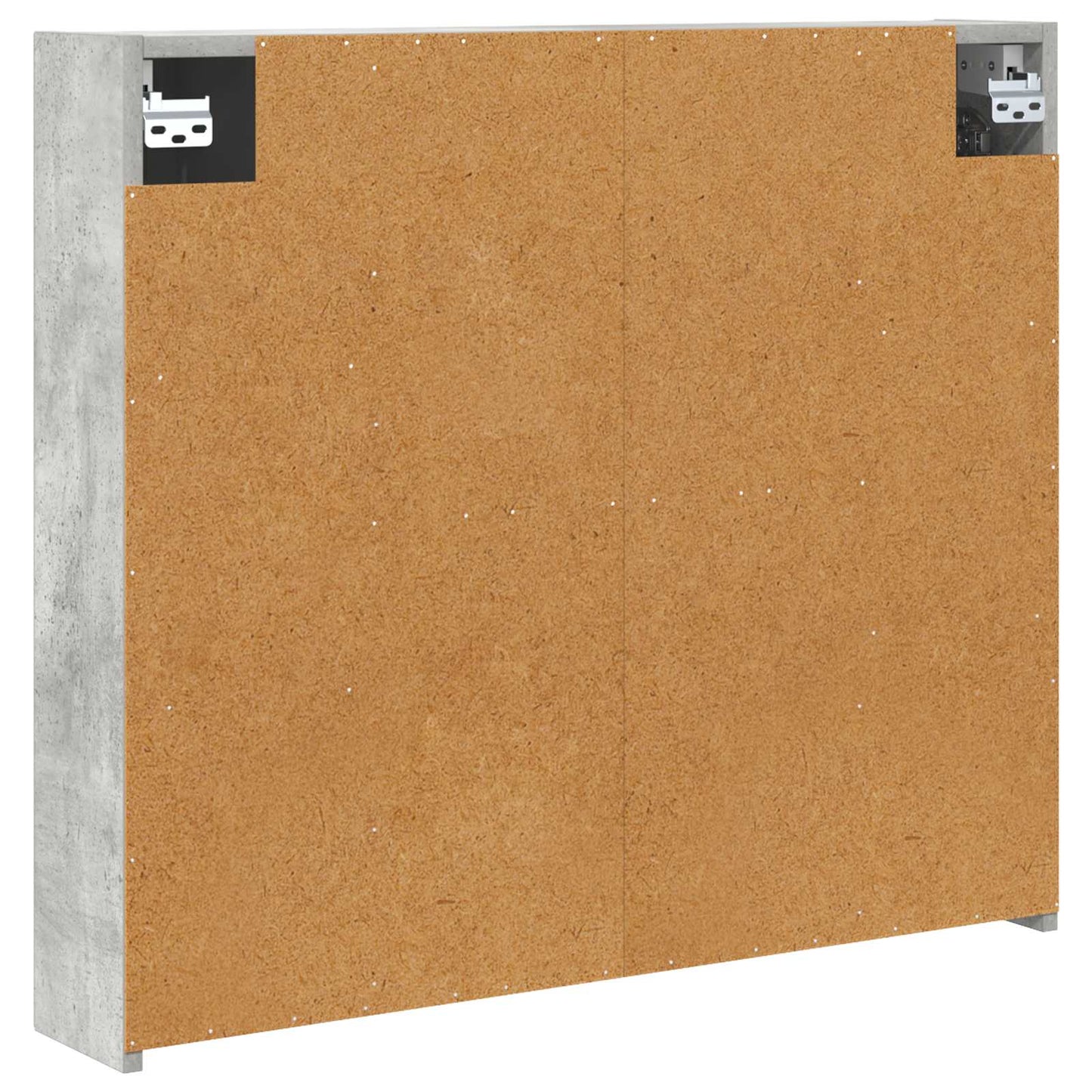 Bathroom Mirror Cabinet Concrete Grey 80 x 14.5 x 70 cm