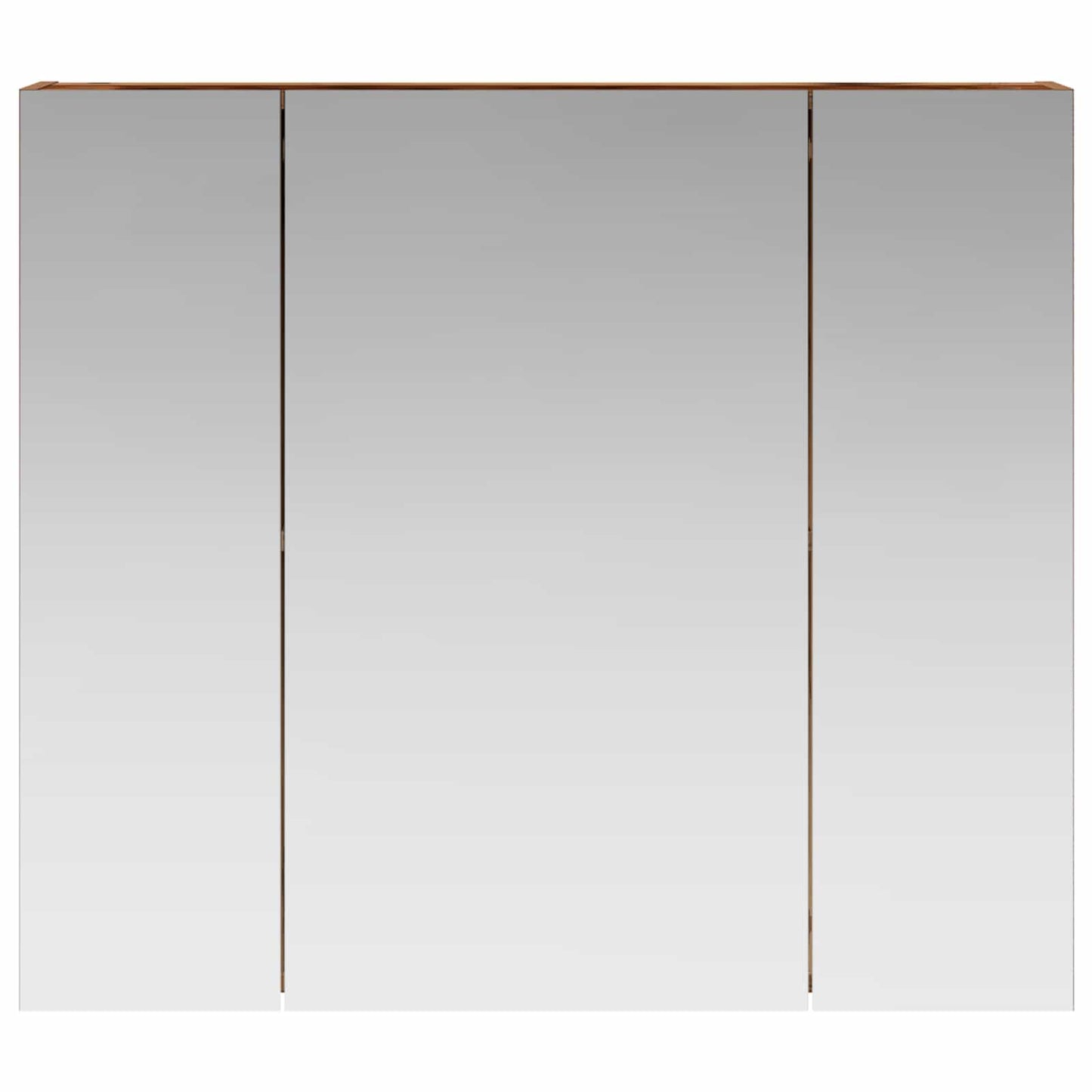 Bathroom Mirror Cabinet with Shelf Old Wood 80 x 14.5 x 70 cm