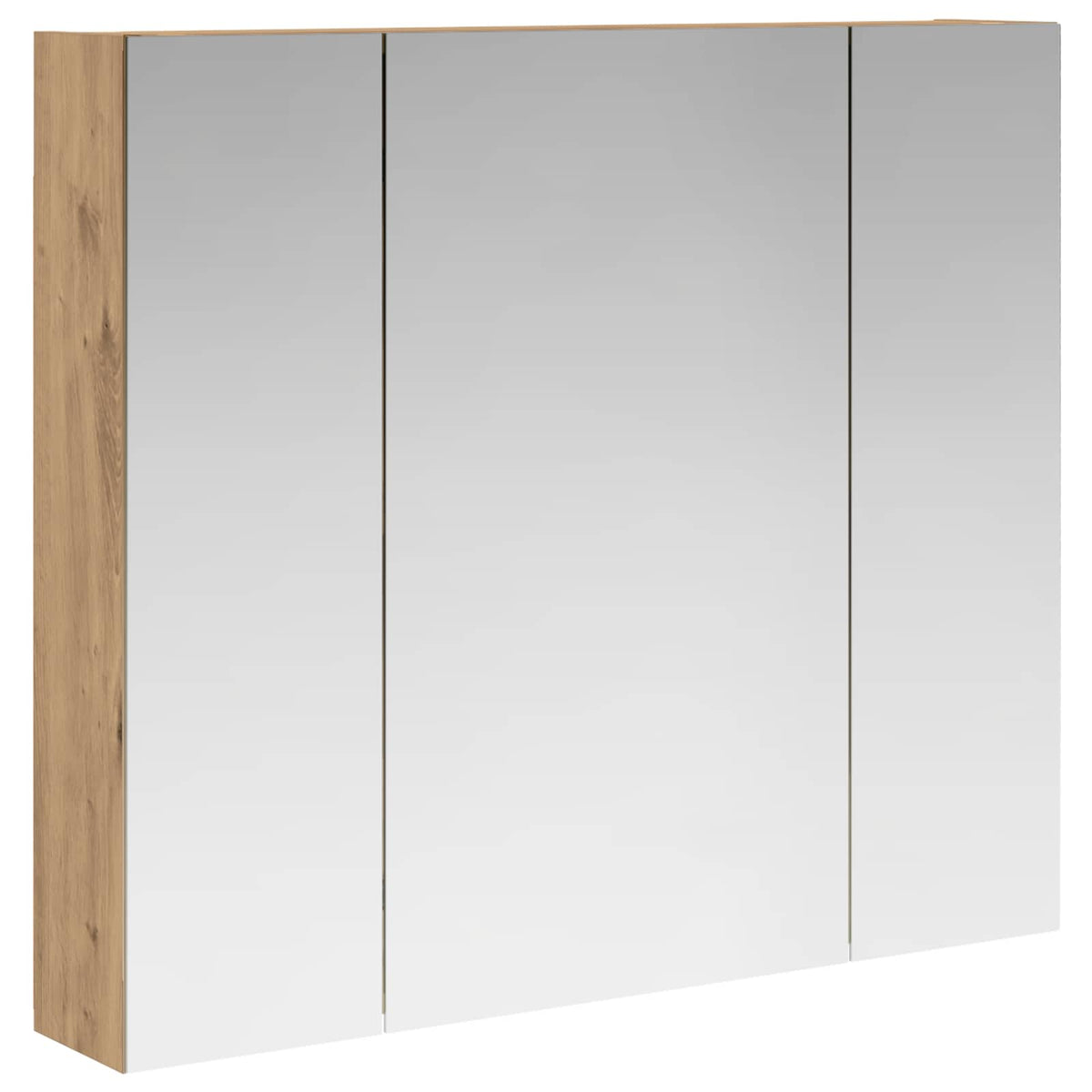 Bathroom Mirror Cabinet Artisan Oak 80 x 14.5 x 70 cm