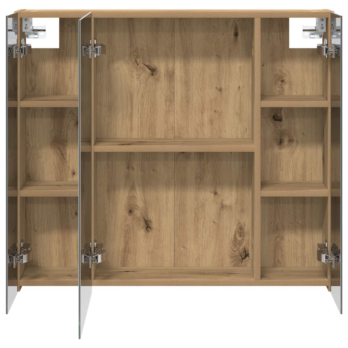 Bathroom Mirror Cabinet Artisan Oak 80 x 14.5 x 70 cm