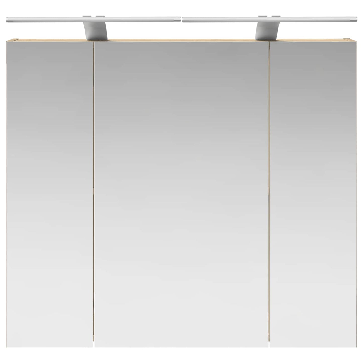 Bathroom Mirror Cabinet with Shelf Sonoma Oak 80 x 14.5 x 70 cm