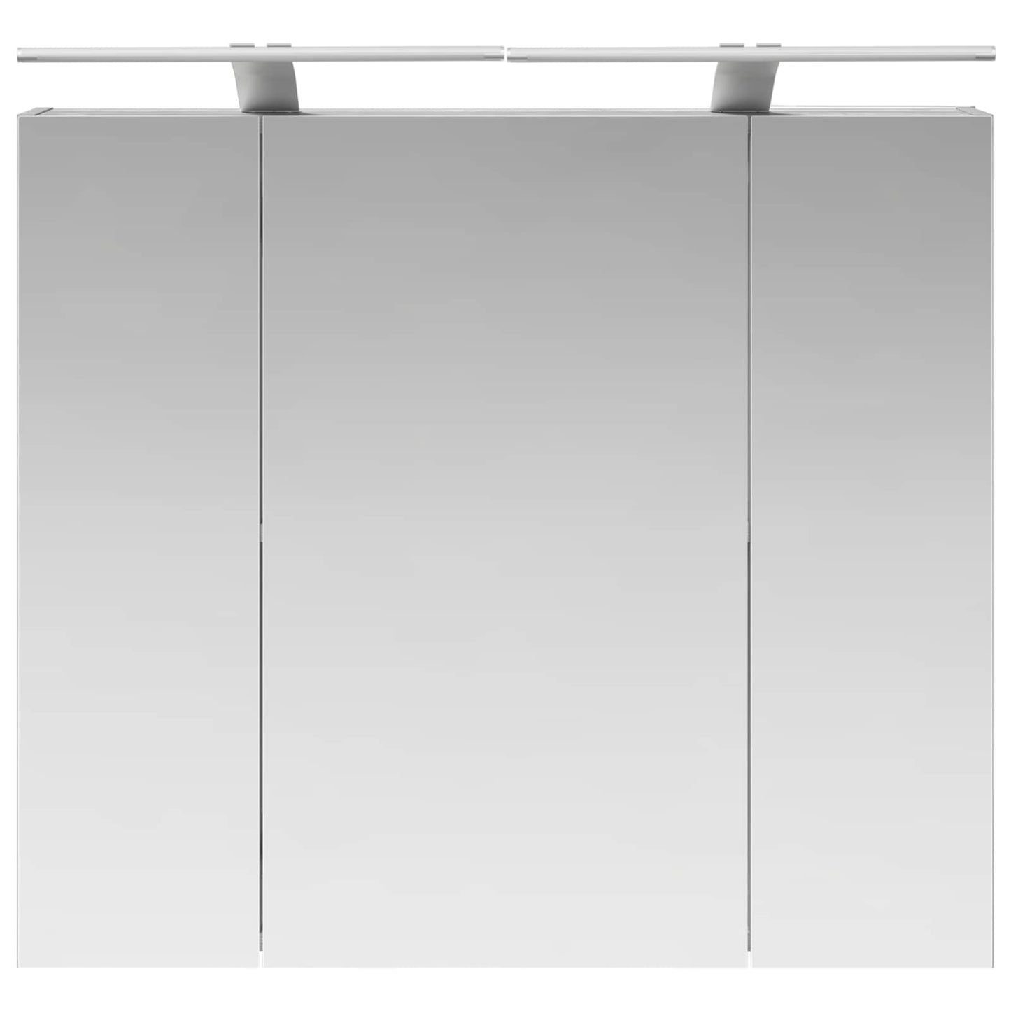 Bathroom Mirror Cabinet with Door Grey Sonoma 80 x 14.5 x 70 cm