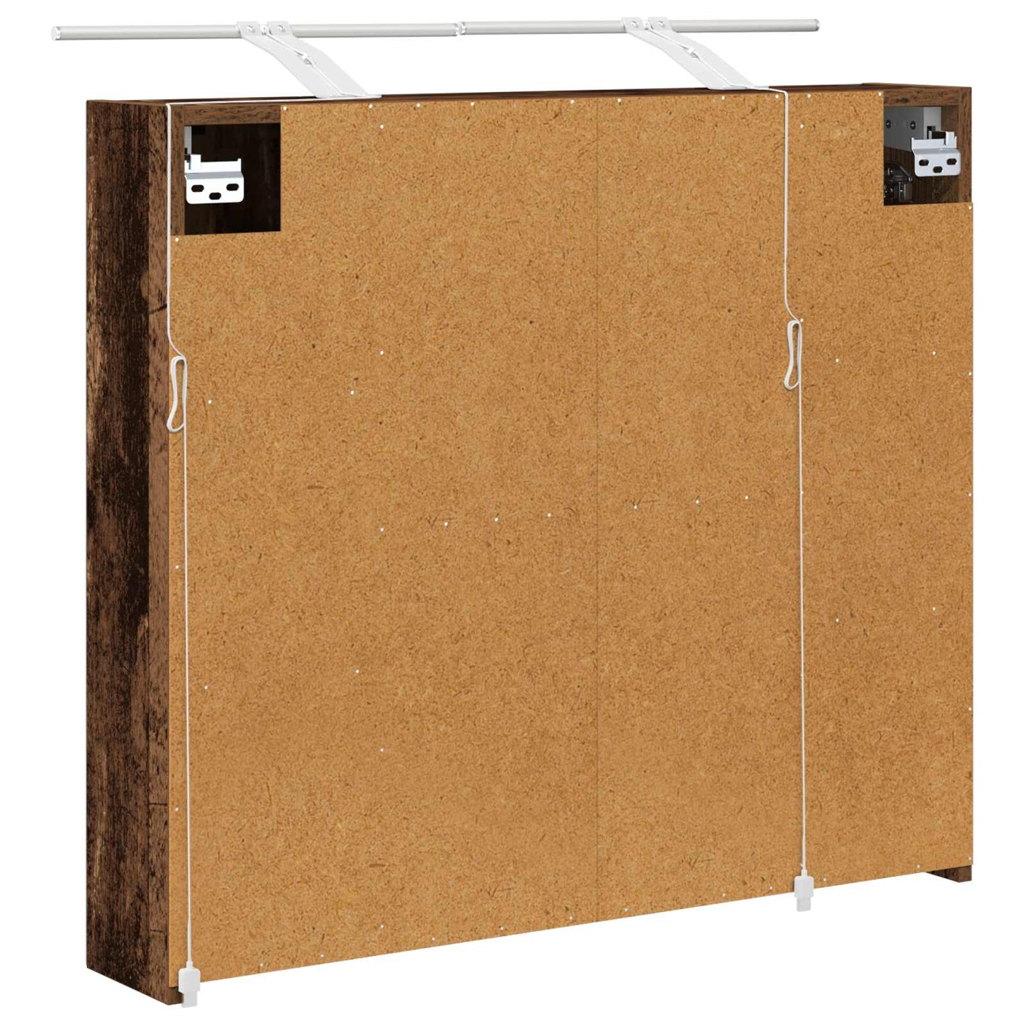 Bathroom Mirror Cabinet with Shelf Old Wood 80 x 14.5 x 70 cm