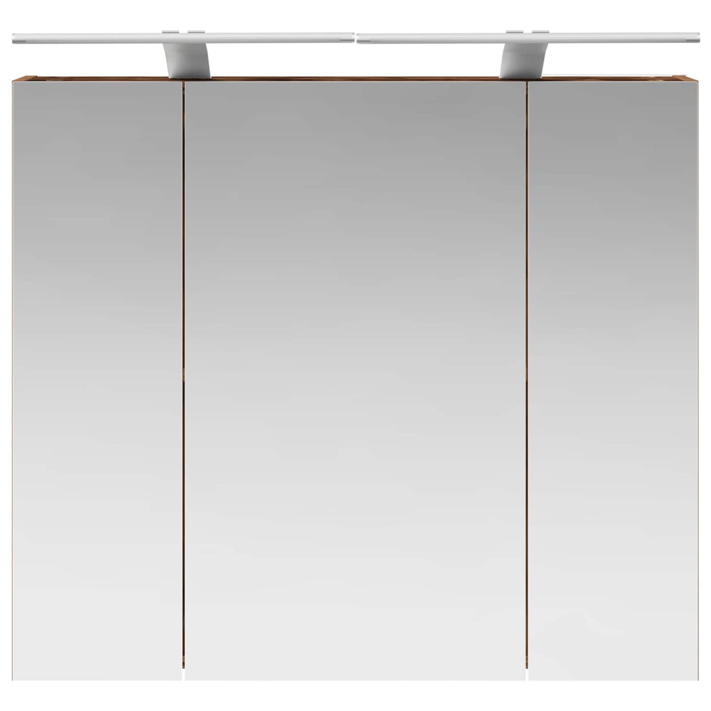 Bathroom Mirror Cabinet with Shelf Old Wood 80 x 14.5 x 70 cm