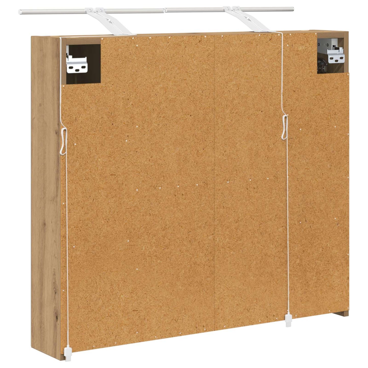 Bathroom Mirror Cabinet Artisian Oak 80 x 14.5 x 70 cm