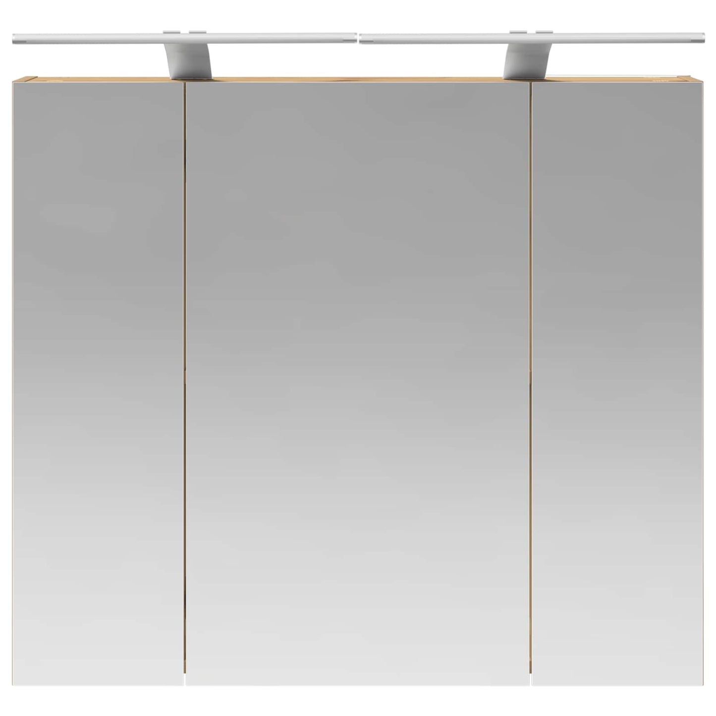 Bathroom Mirror Cabinet Artisian Oak 80 x 14.5 x 70 cm