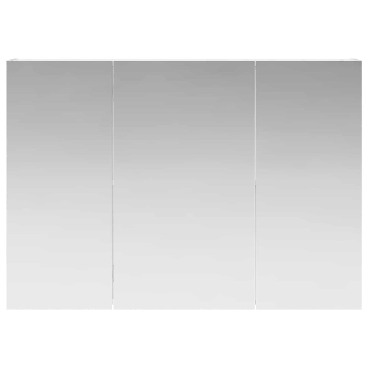 Bathroom Mirror Cabinet with Shelf White 100 x 14.5 x 70 cm