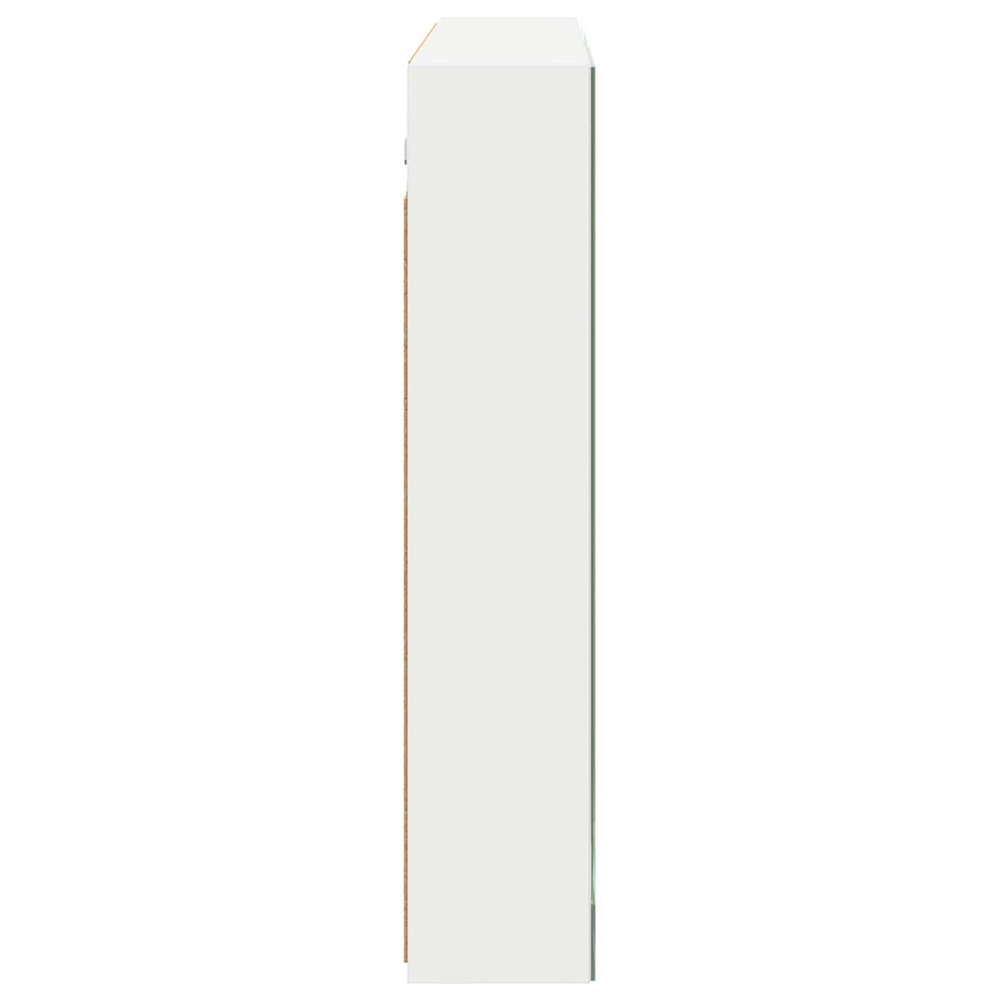 Bathroom Mirror Cabinet with Shelf White 100 x 14.5 x 70 cm