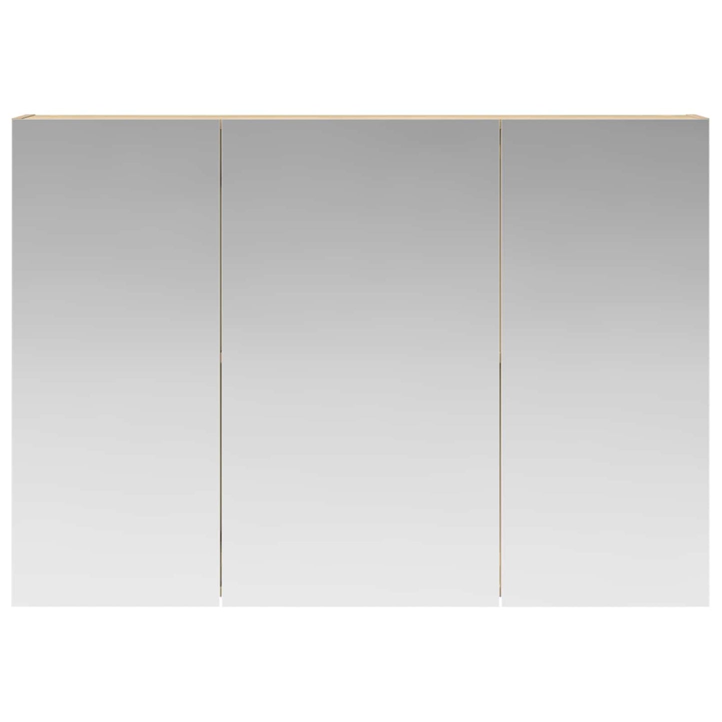 Bathroom Mirror Cabinet with Door Sonoma Oak 100 x 14.5 x 70 cm