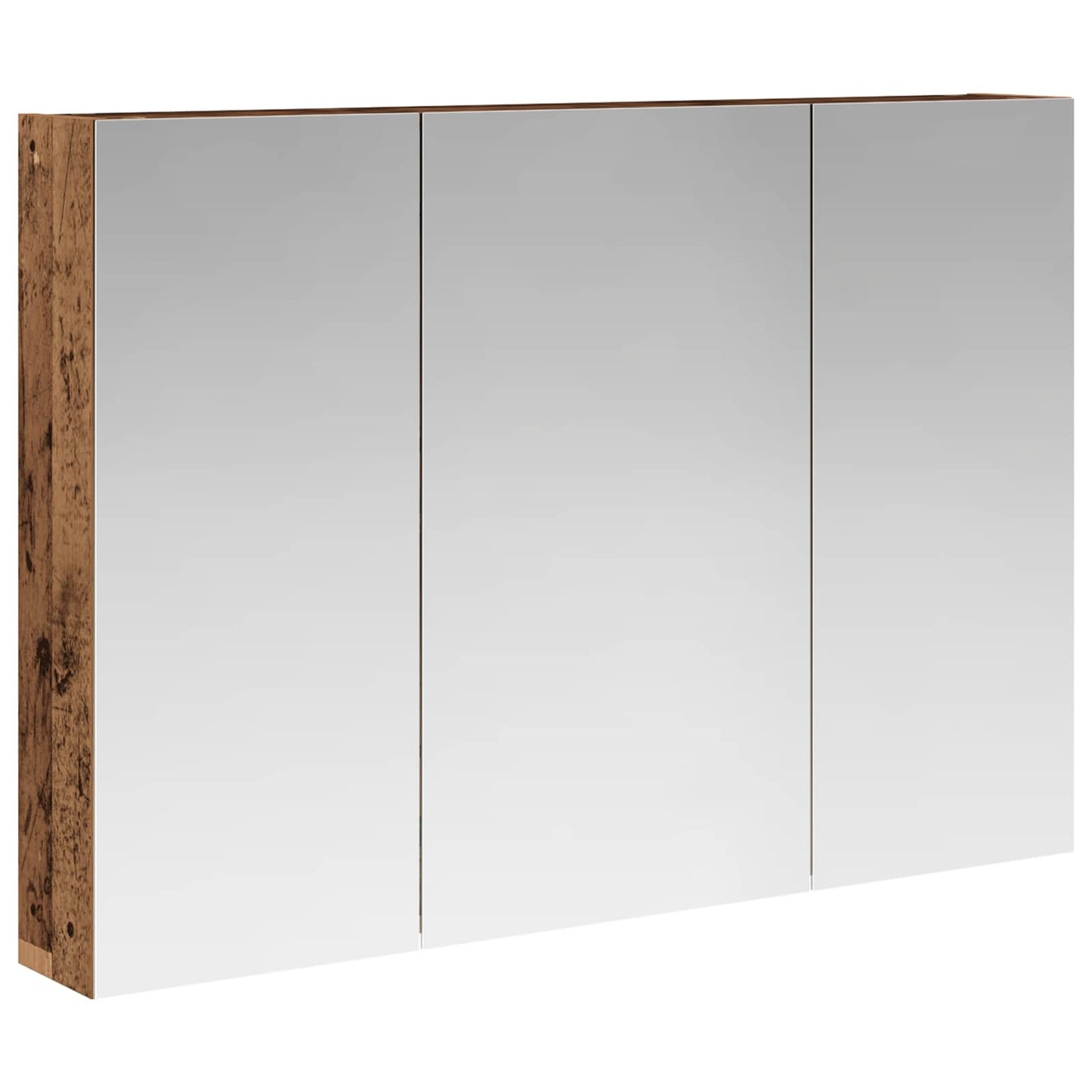 Bathroom Mirror Cabinet with Shelf Old Wood 100 x 14.5 x 70 cm
