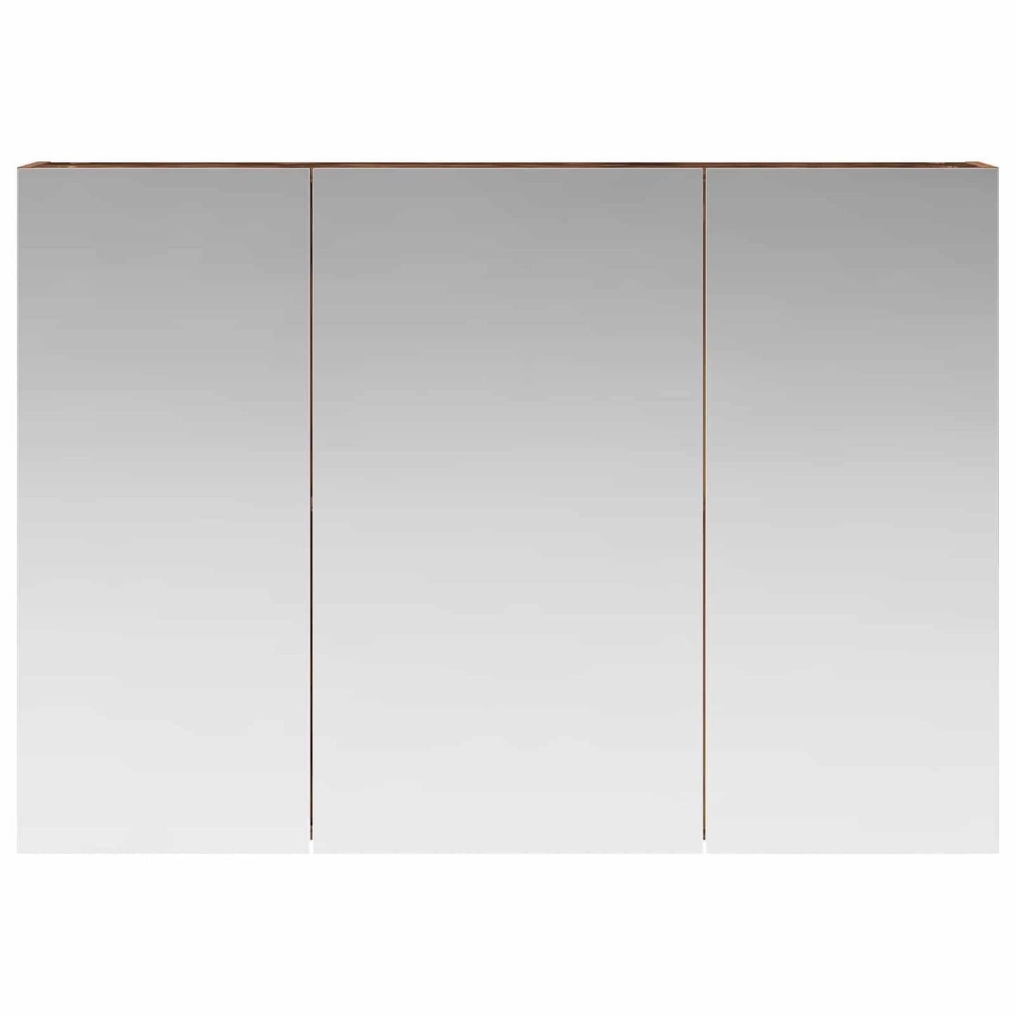Bathroom Mirror Cabinet with Shelf Old Wood 100 x 14.5 x 70 cm