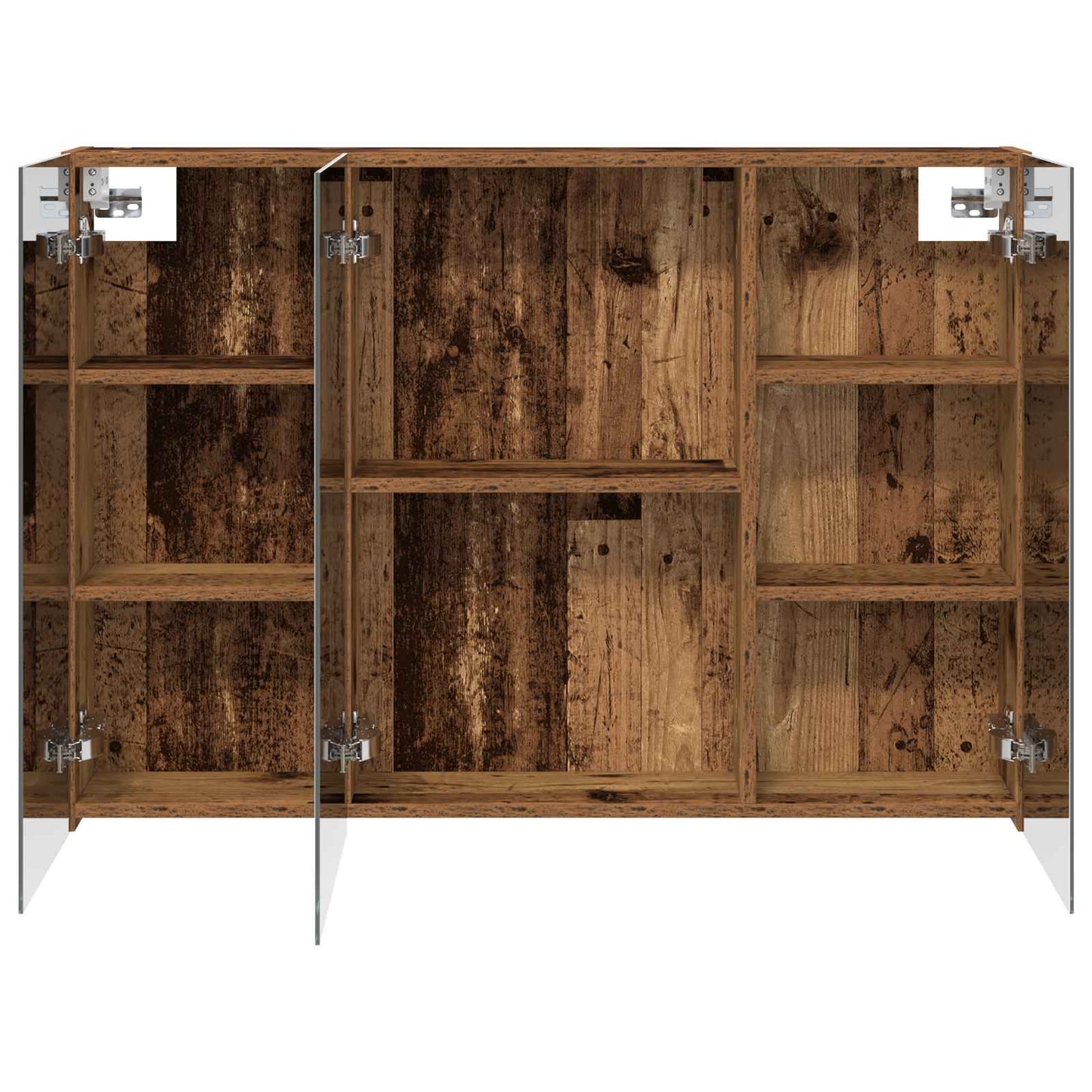 Bathroom Mirror Cabinet with Shelf Old Wood 100 x 14.5 x 70 cm
