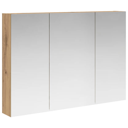 Bathroom Mirror Cabinet Artisan Oak 100 x 14.5 x 70 cm