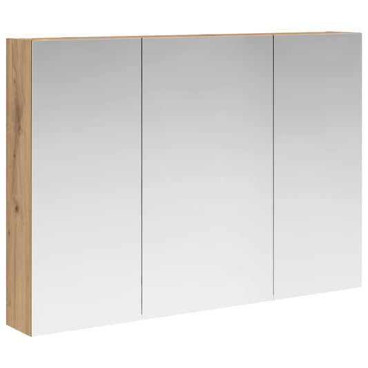 Bathroom Mirror Cabinet Artisan Oak 100 x 14.5 x 70 cm