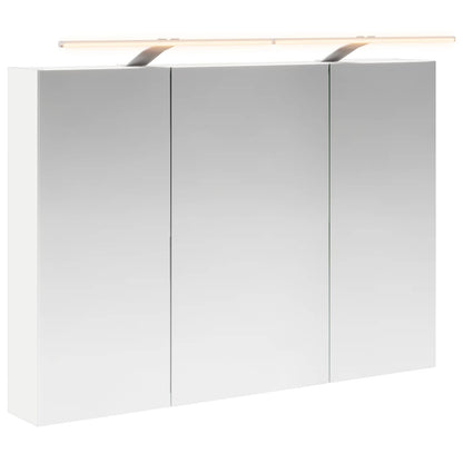 Bathroom Mirror Cabinet with Shelf White 100 x 14.5 x 70 cm