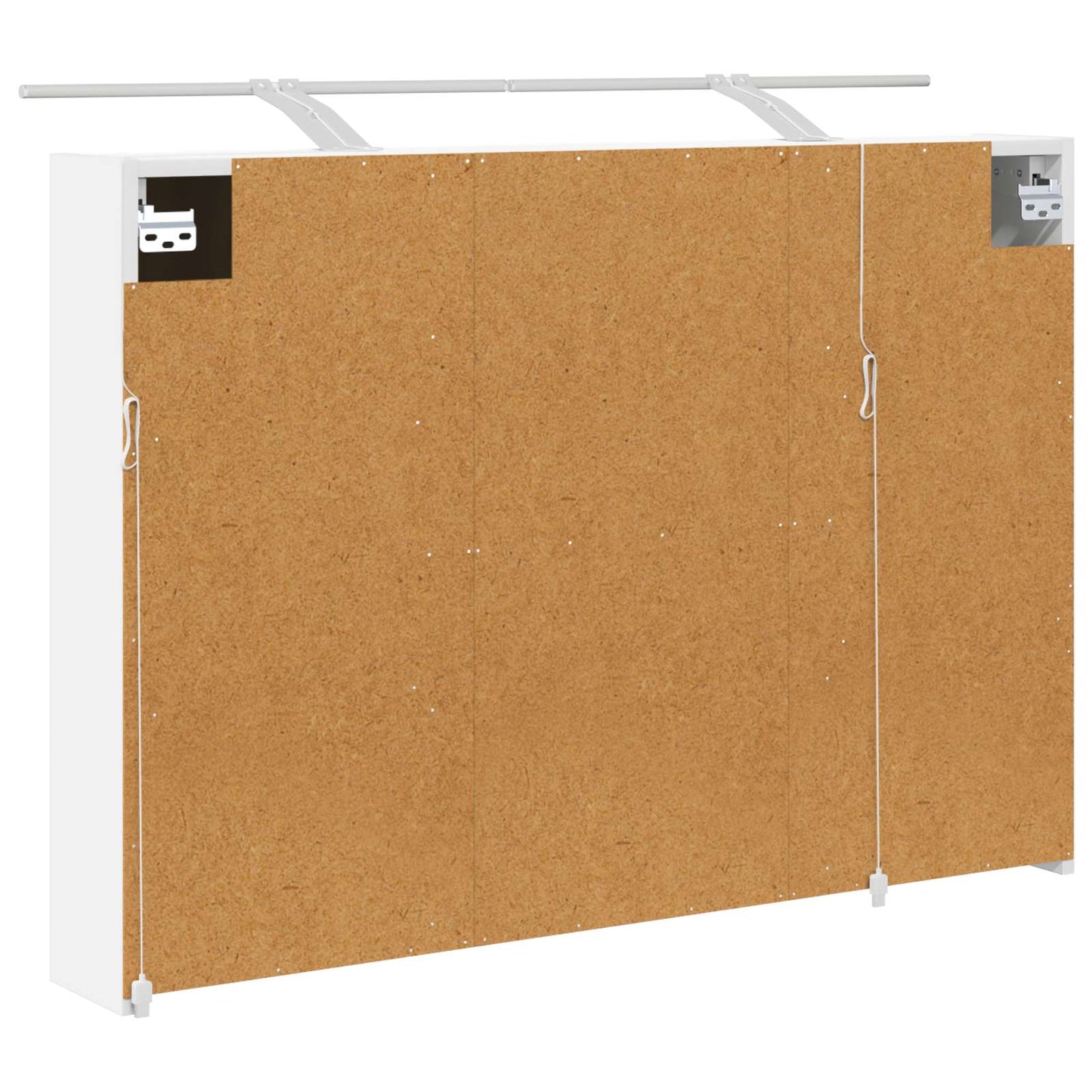Bathroom Mirror Cabinet with Shelf White 100 x 14.5 x 70 cm