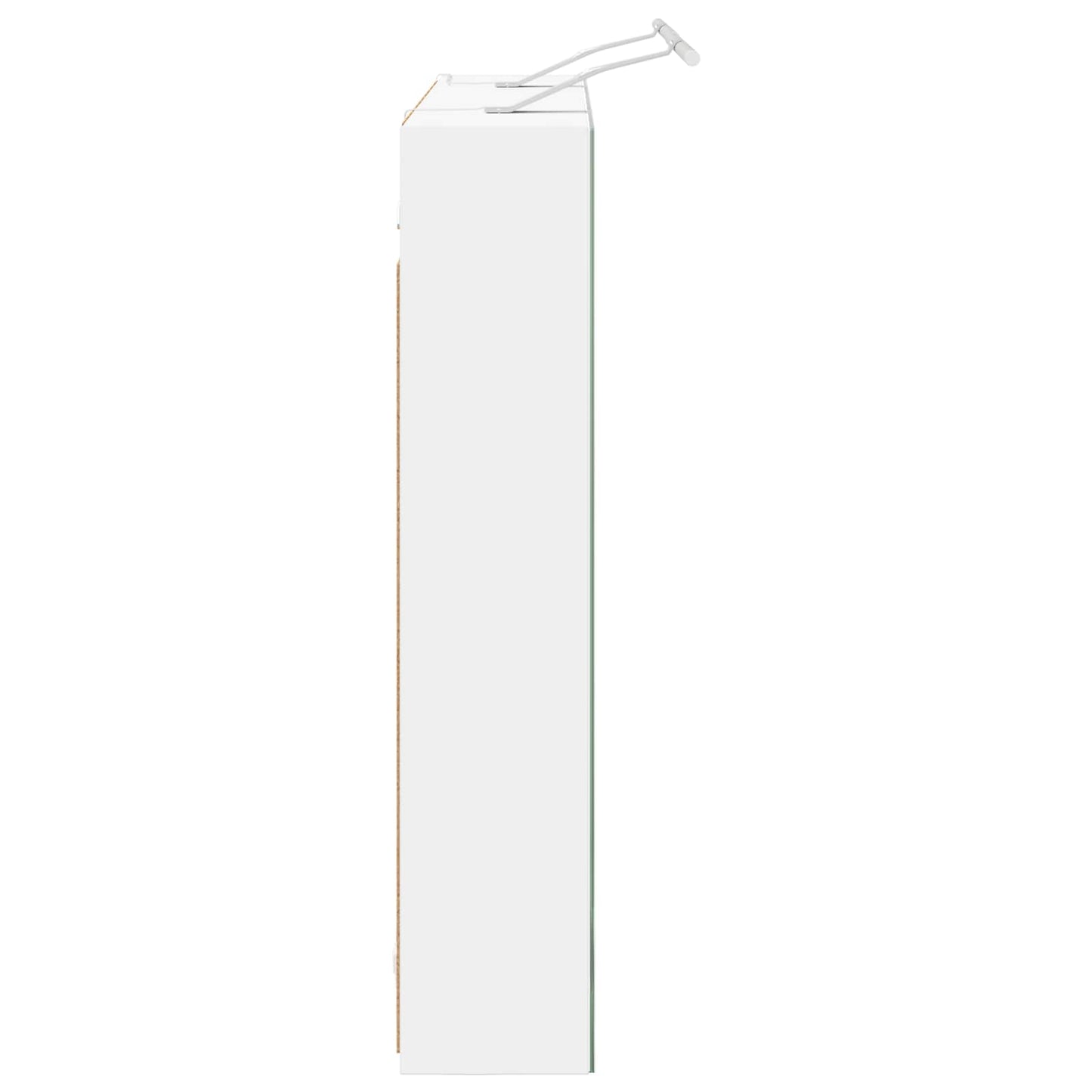 Bathroom Mirror Cabinet with Shelf White 100 x 14.5 x 70 cm
