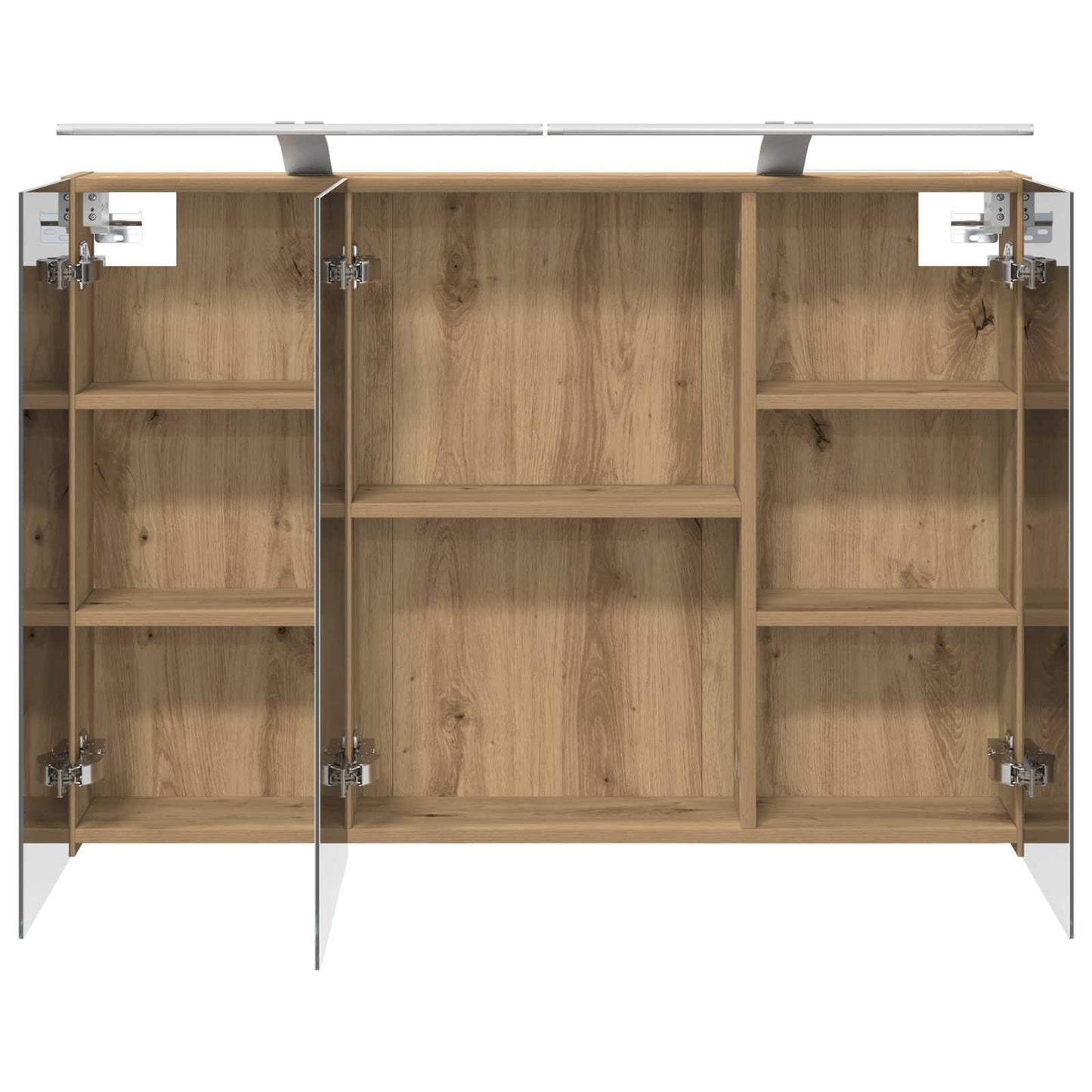 Bathroom Mirror Cabinet Artisian Oak 100 x 14.5 x 70 cm