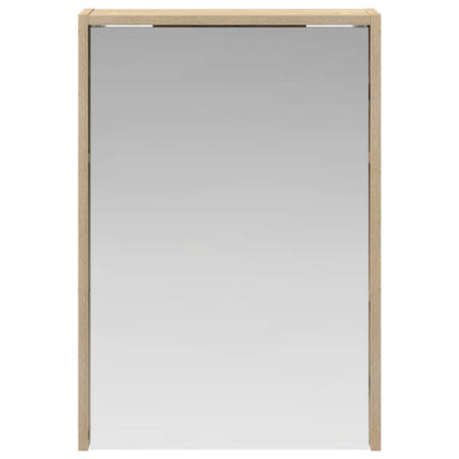 Bathroom Mirror Cabinet with Shelf Sonoma Oak 43 x 16 x 62.5 cm
