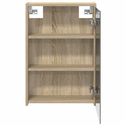 Bathroom Mirror Cabinet with Shelf Sonoma Oak 43 x 16 x 62.5 cm