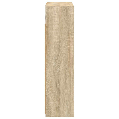 Bathroom Mirror Cabinet with Shelf Sonoma Oak 43 x 16 x 62.5 cm
