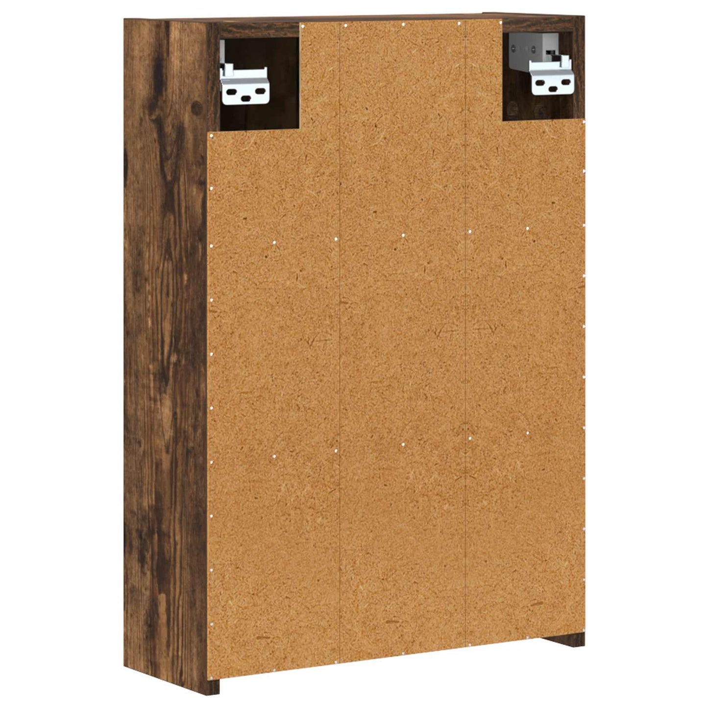 Bathroom Mirror Cabinet with Shelf Smoked Oak 43 x 16 x 62.5 cm
