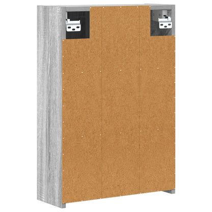 Bathroom Mirror Cabinet with Door Grey Sonoma 43 x 16 x 62.5 cm