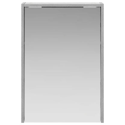 Bathroom Mirror Cabinet with Door Grey Sonoma 43 x 16 x 62.5 cm