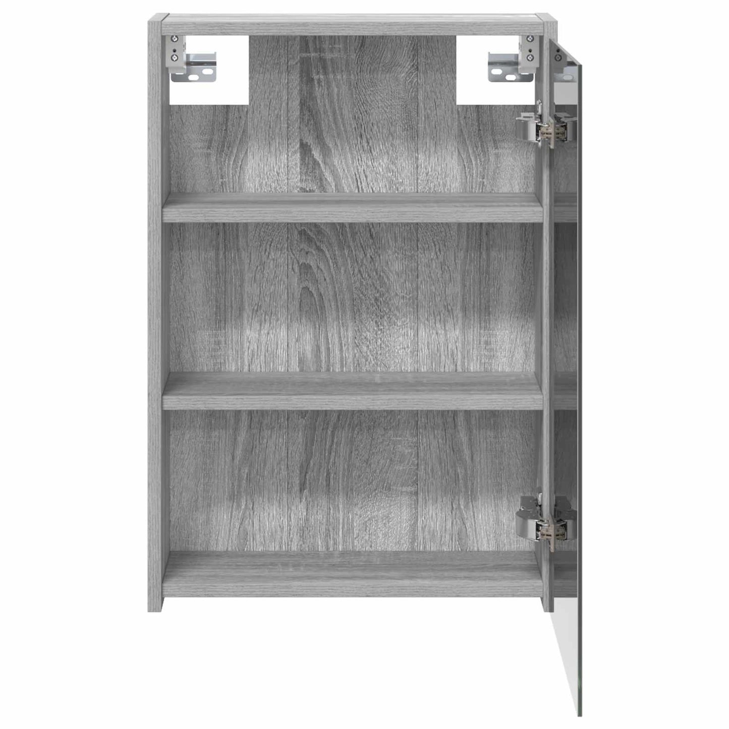 Bathroom Mirror Cabinet with Door Grey Sonoma 43 x 16 x 62.5 cm