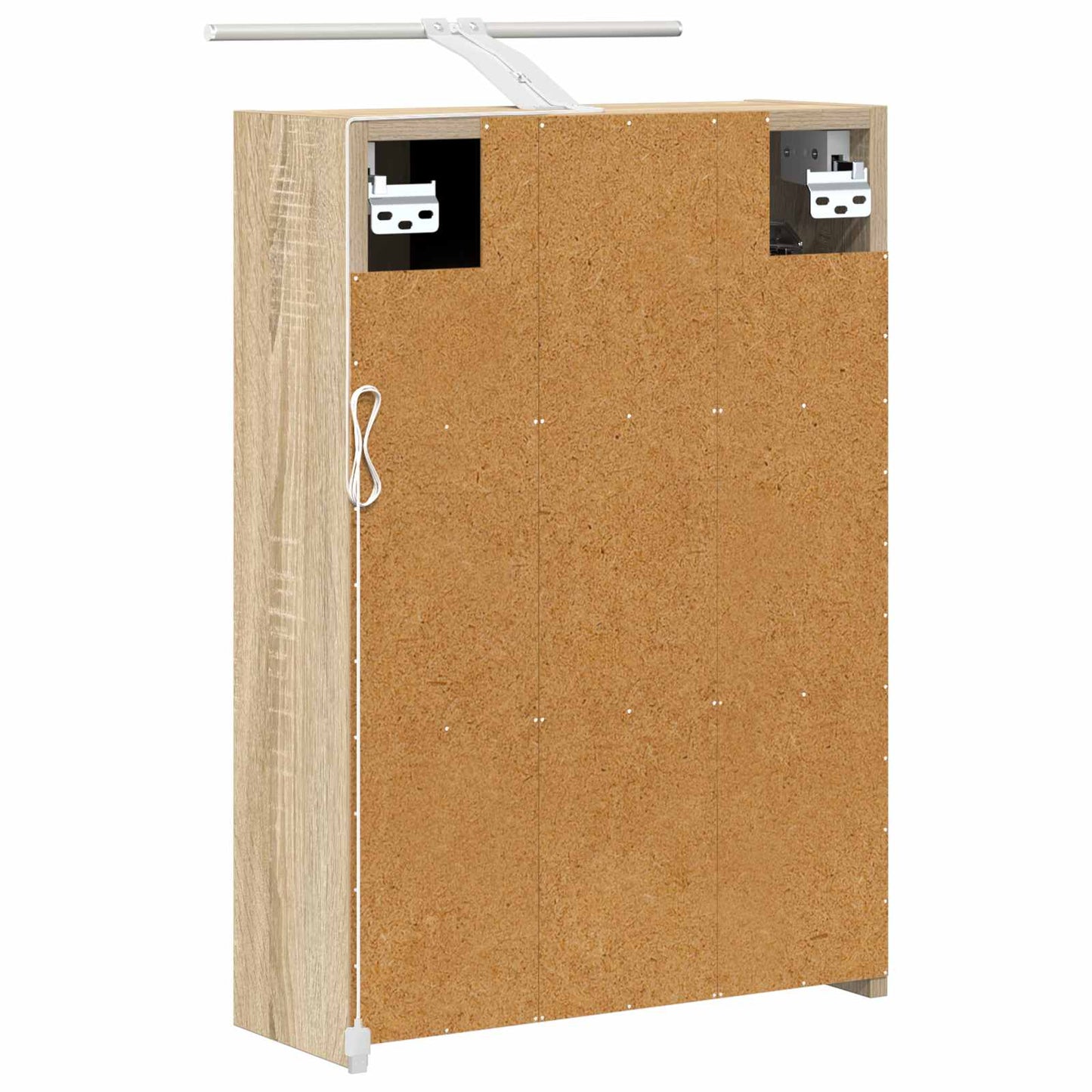 Bathroom Mirror Cabinet with Shelf Sonoma Oak 43 x 16 x 62.5 cm
