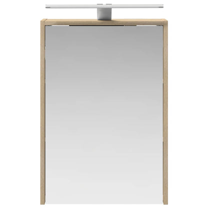 Bathroom Mirror Cabinet with Shelf Sonoma Oak 43 x 16 x 62.5 cm
