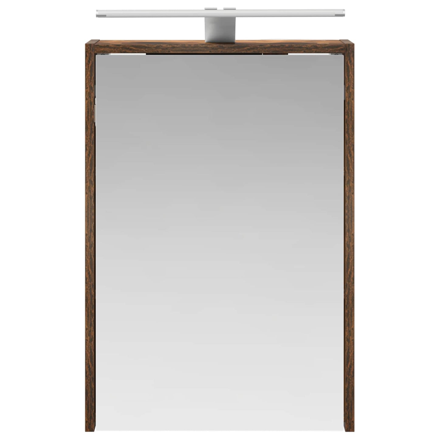 Bathroom Mirror Cabinet with Shelf Smoked Oak 43 x 16 x 62.5 cm