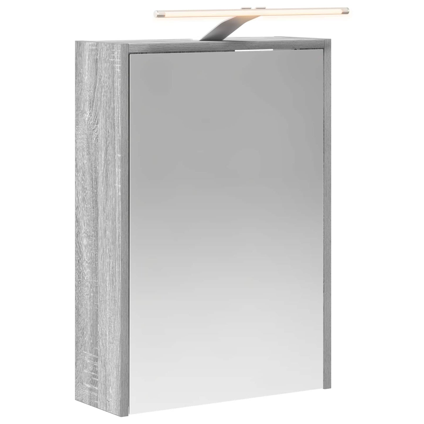 Bathroom Mirror Cabinet with Door Grey Sonoma 43 x 16 x 62.5 cm