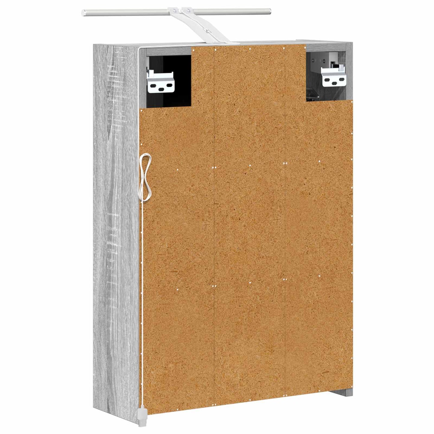 Bathroom Mirror Cabinet with Door Grey Sonoma 43 x 16 x 62.5 cm