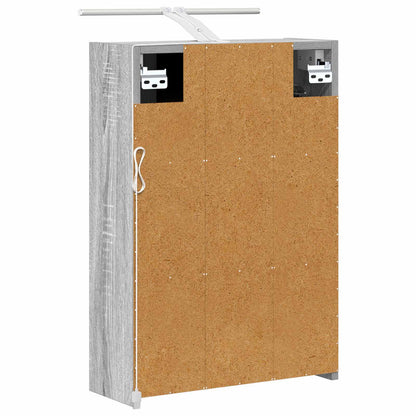 Bathroom Mirror Cabinet with Door Grey Sonoma 43 x 16 x 62.5 cm