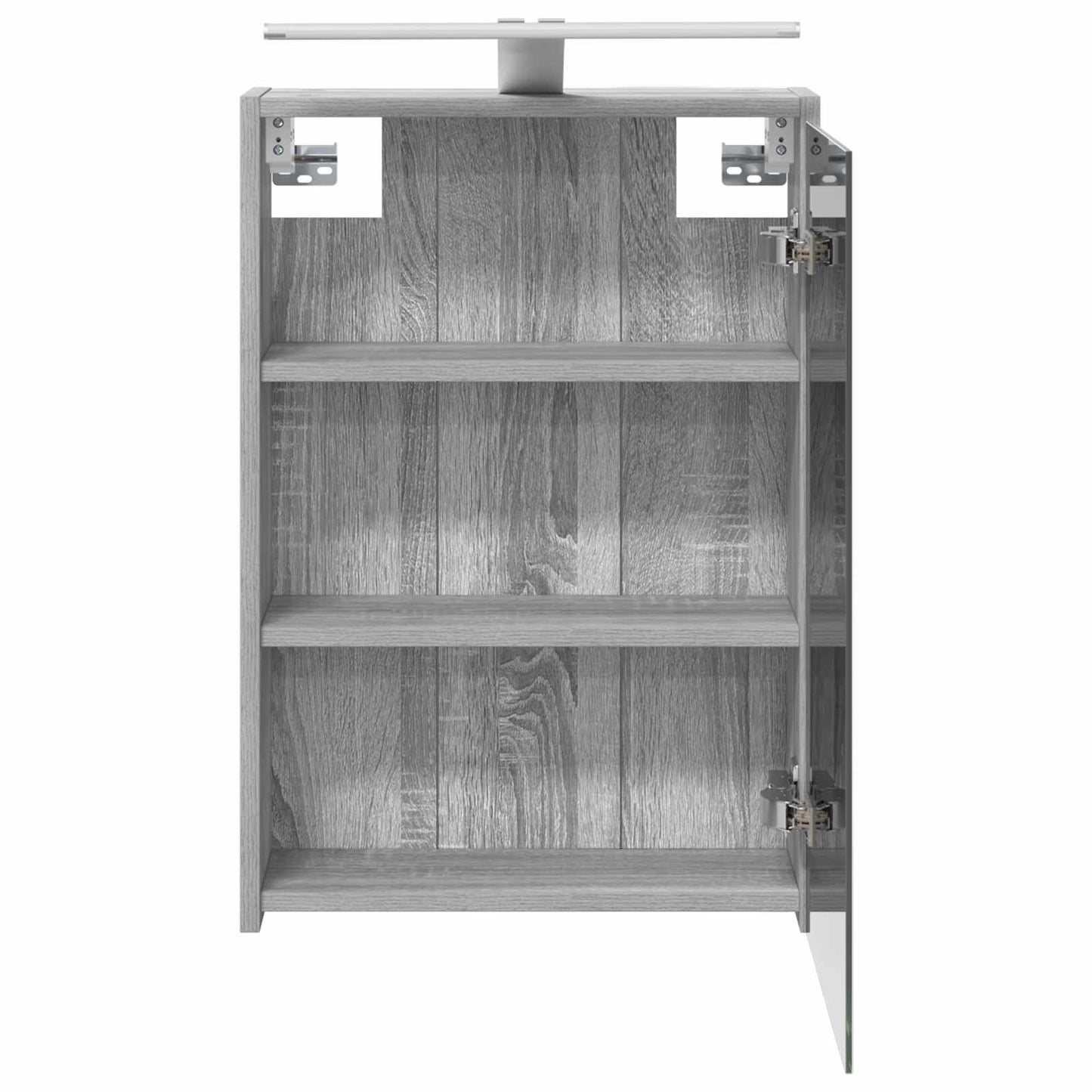 Bathroom Mirror Cabinet with Door Grey Sonoma 43 x 16 x 62.5 cm