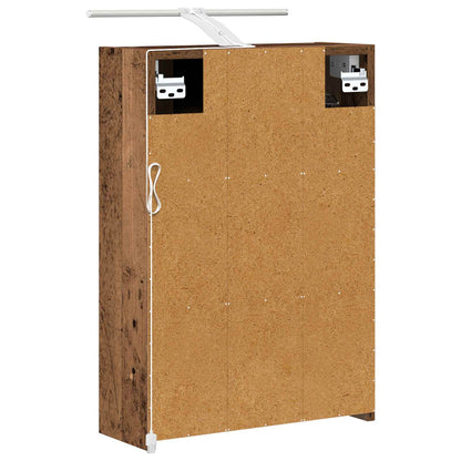 Bathroom Mirror Cabinet with Shelf Old Wood 43 x 16 x 62.5 cm
